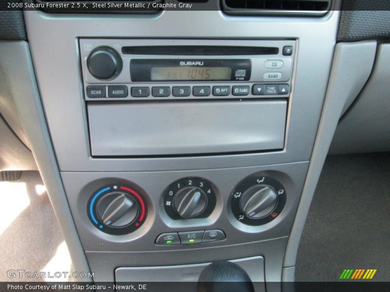 Steel Silver Metallic / Graphite Gray 2008 Subaru Forester 2.5 X