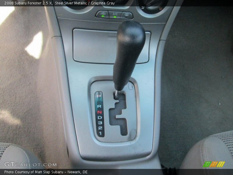 Steel Silver Metallic / Graphite Gray 2008 Subaru Forester 2.5 X