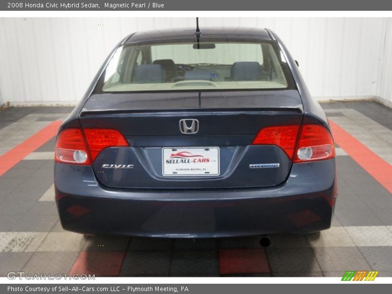 Magnetic Pearl / Blue 2008 Honda Civic Hybrid Sedan