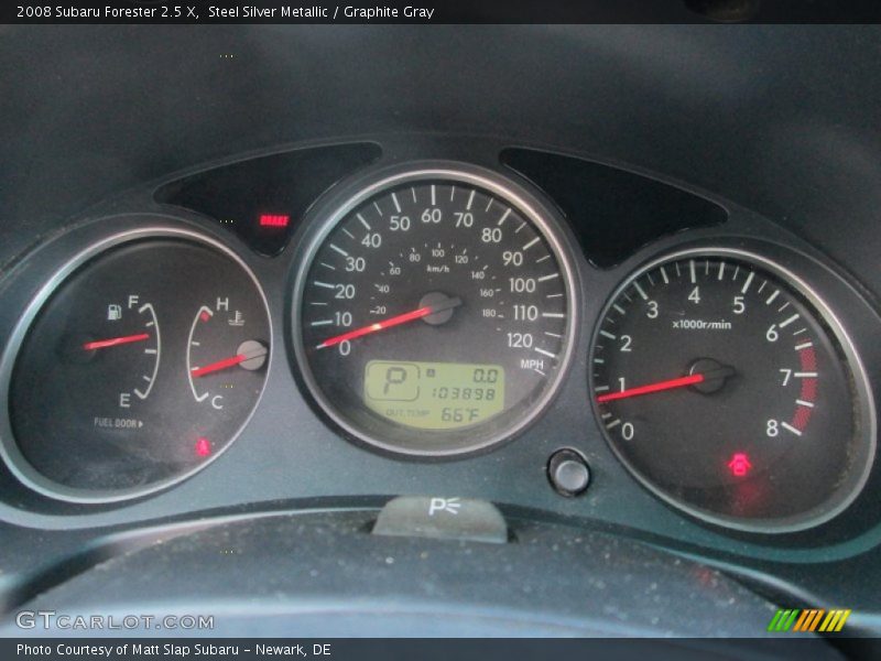 Steel Silver Metallic / Graphite Gray 2008 Subaru Forester 2.5 X