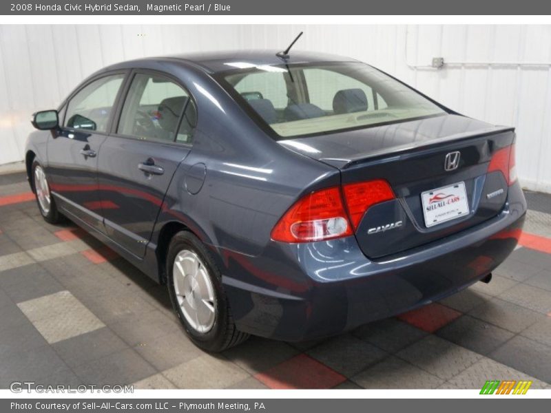 Magnetic Pearl / Blue 2008 Honda Civic Hybrid Sedan
