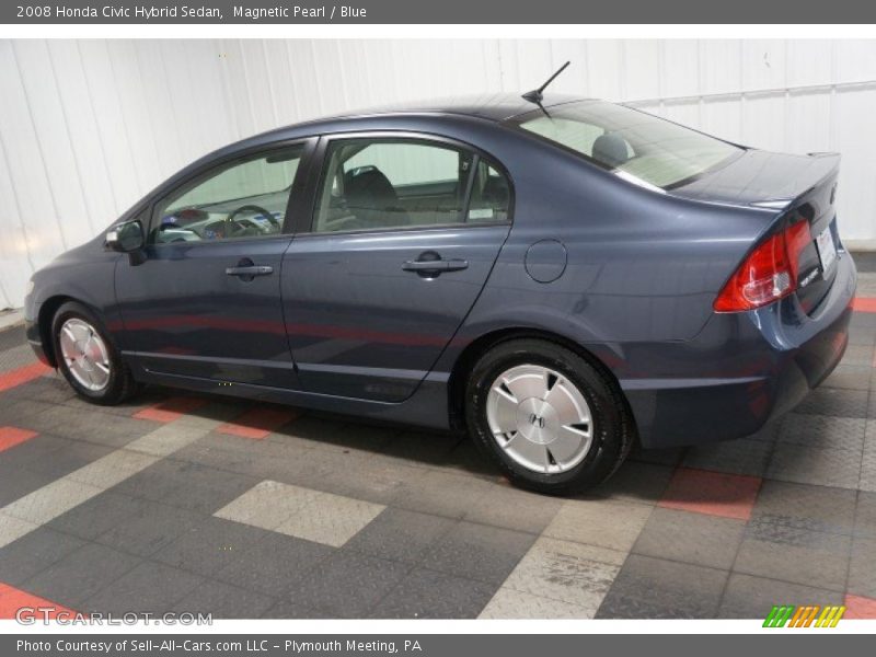 Magnetic Pearl / Blue 2008 Honda Civic Hybrid Sedan