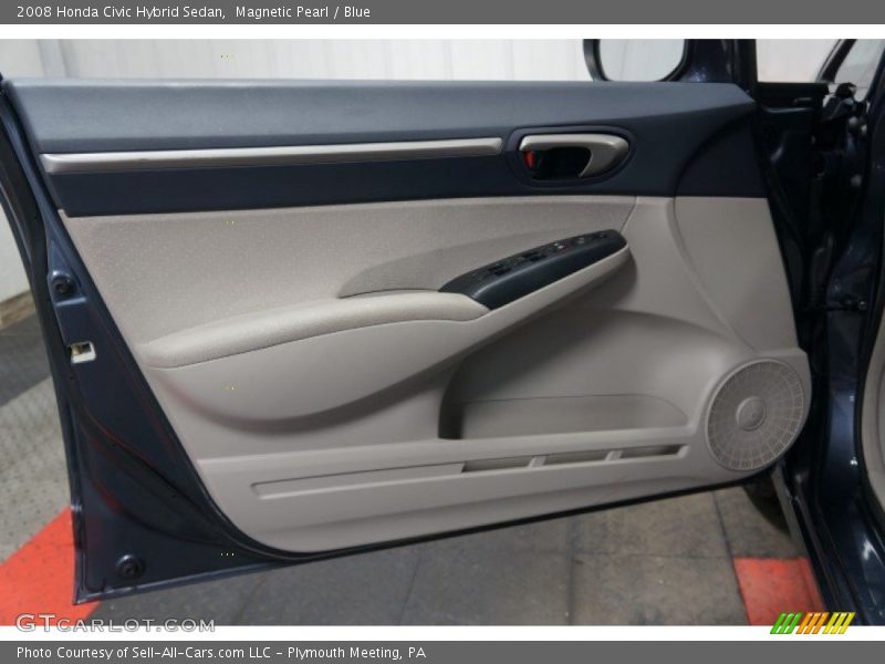 Magnetic Pearl / Blue 2008 Honda Civic Hybrid Sedan