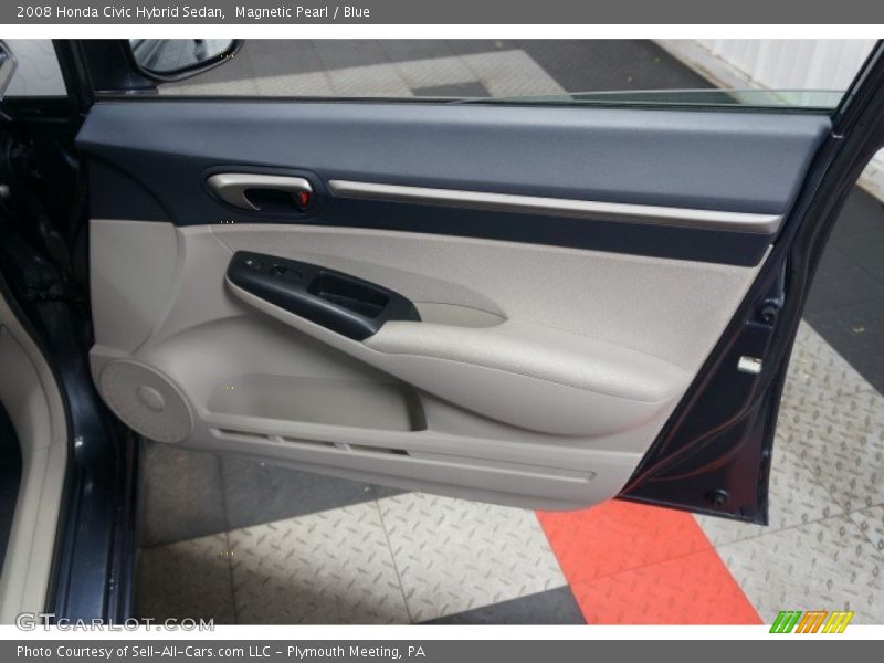 Magnetic Pearl / Blue 2008 Honda Civic Hybrid Sedan