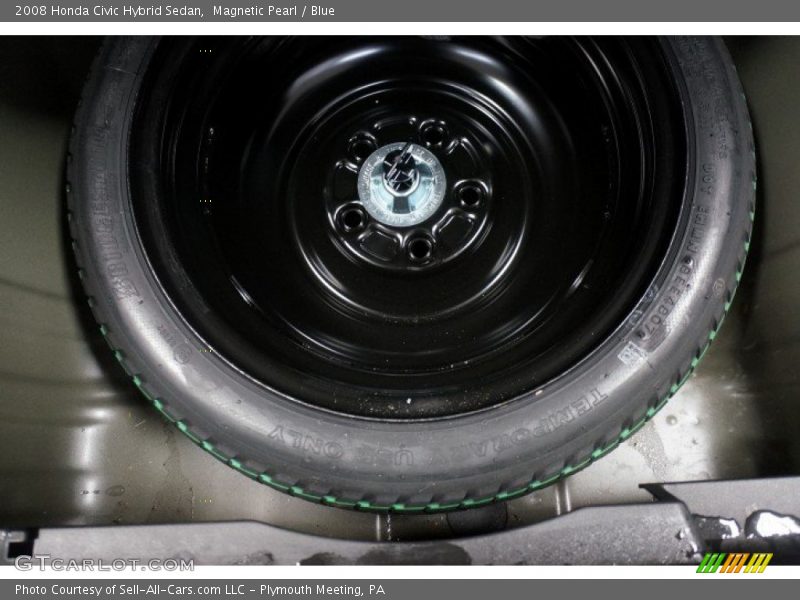 Magnetic Pearl / Blue 2008 Honda Civic Hybrid Sedan