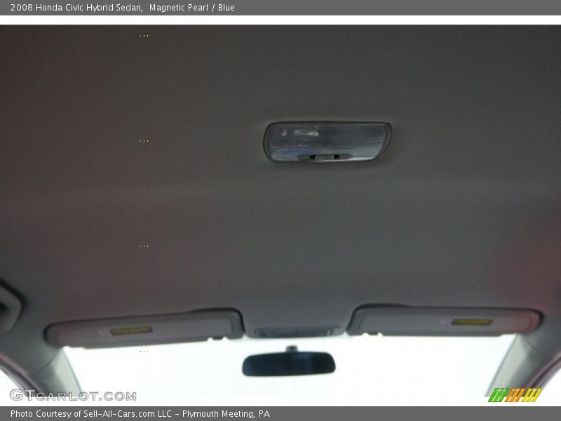 Magnetic Pearl / Blue 2008 Honda Civic Hybrid Sedan
