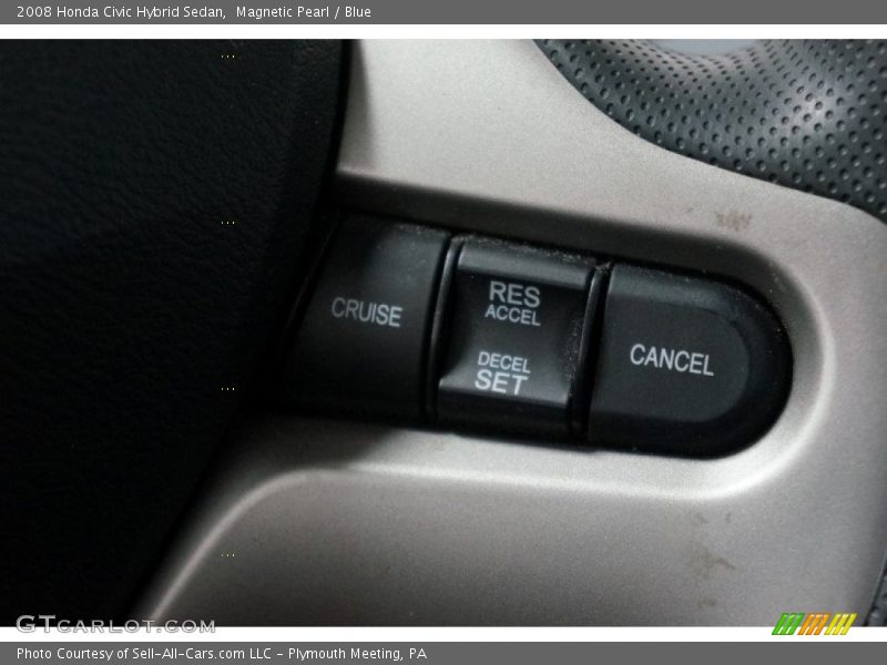 Magnetic Pearl / Blue 2008 Honda Civic Hybrid Sedan