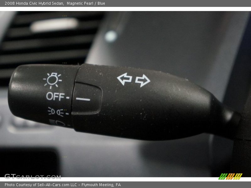 Magnetic Pearl / Blue 2008 Honda Civic Hybrid Sedan