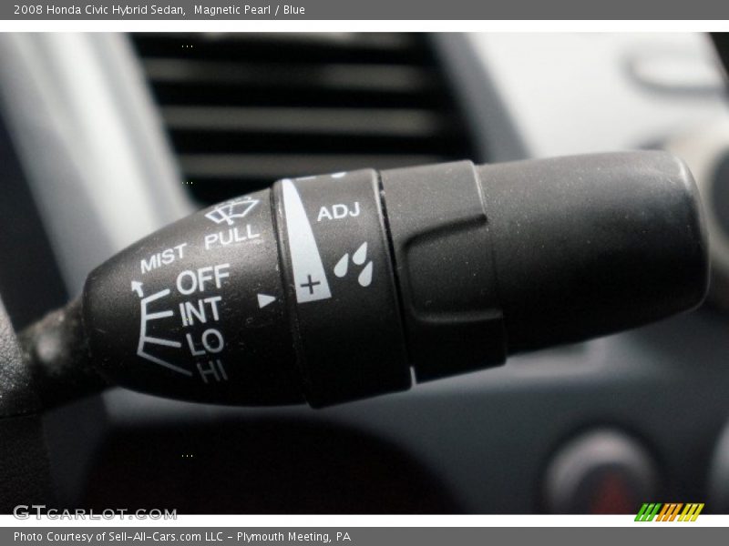 Magnetic Pearl / Blue 2008 Honda Civic Hybrid Sedan