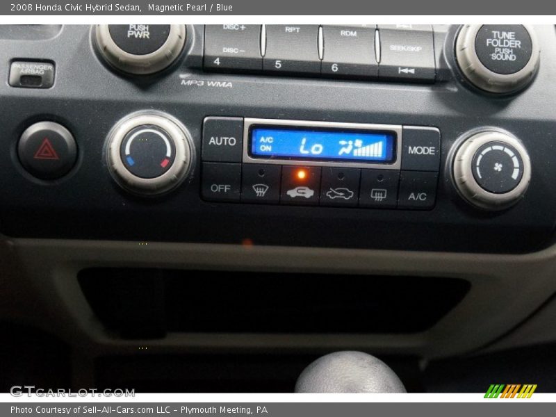 Magnetic Pearl / Blue 2008 Honda Civic Hybrid Sedan