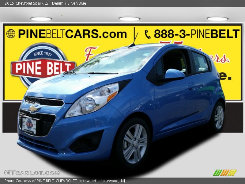 Denim / Silver/Blue 2015 Chevrolet Spark LS