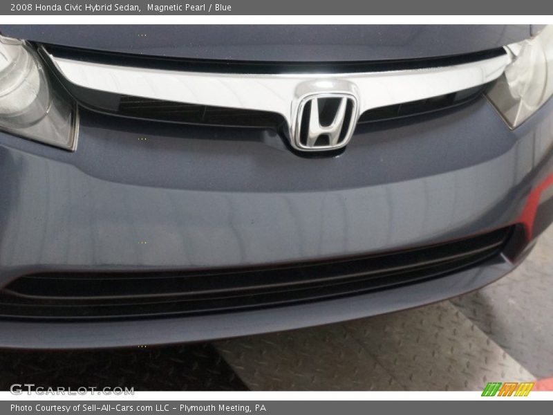 Magnetic Pearl / Blue 2008 Honda Civic Hybrid Sedan