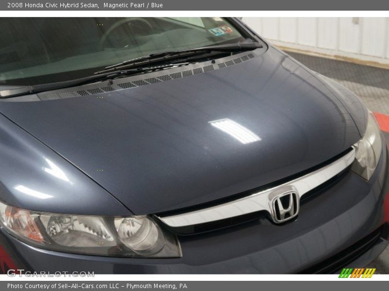 Magnetic Pearl / Blue 2008 Honda Civic Hybrid Sedan