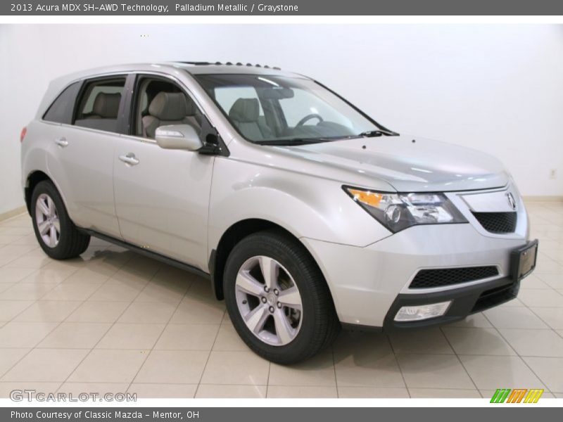 Palladium Metallic / Graystone 2013 Acura MDX SH-AWD Technology