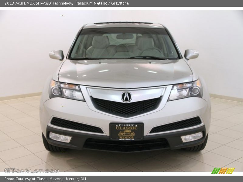 Palladium Metallic / Graystone 2013 Acura MDX SH-AWD Technology