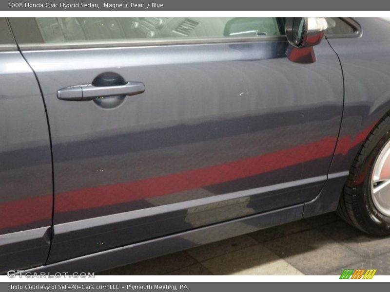 Magnetic Pearl / Blue 2008 Honda Civic Hybrid Sedan
