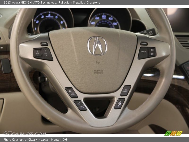 Palladium Metallic / Graystone 2013 Acura MDX SH-AWD Technology