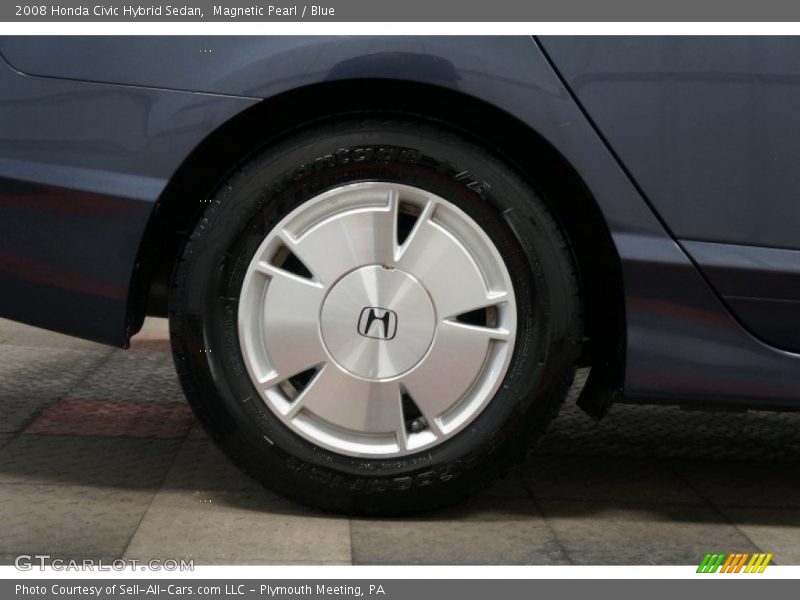 Magnetic Pearl / Blue 2008 Honda Civic Hybrid Sedan