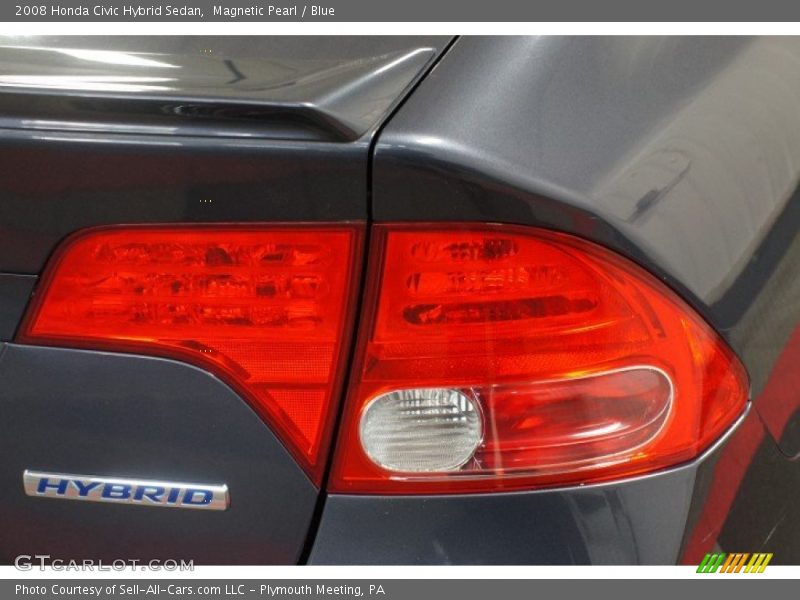 Magnetic Pearl / Blue 2008 Honda Civic Hybrid Sedan