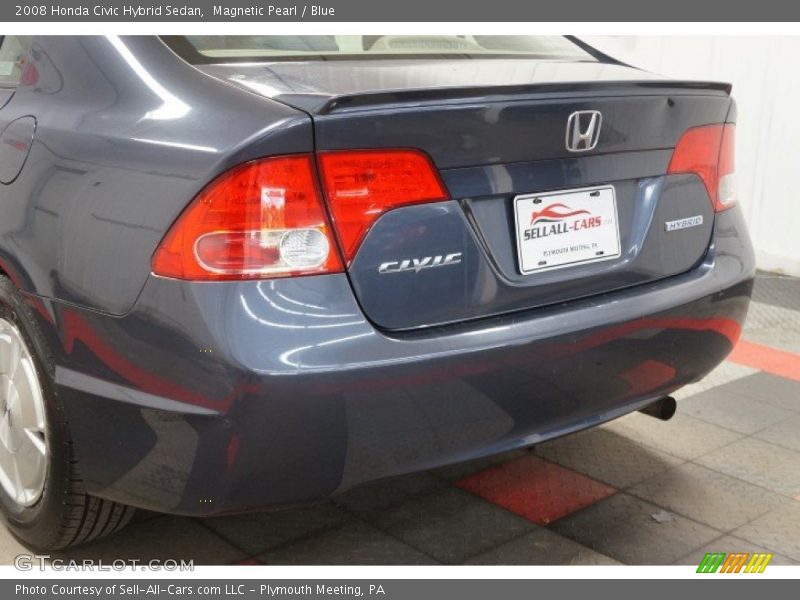 Magnetic Pearl / Blue 2008 Honda Civic Hybrid Sedan