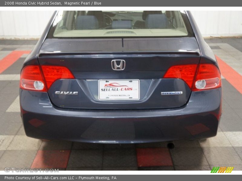 Magnetic Pearl / Blue 2008 Honda Civic Hybrid Sedan