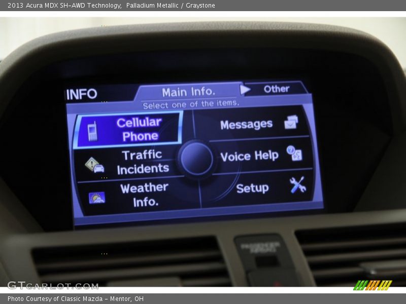 Palladium Metallic / Graystone 2013 Acura MDX SH-AWD Technology