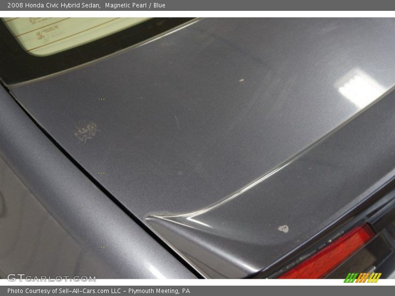 Magnetic Pearl / Blue 2008 Honda Civic Hybrid Sedan