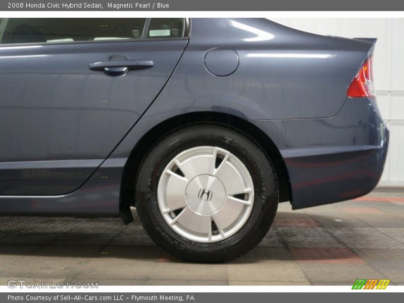 Magnetic Pearl / Blue 2008 Honda Civic Hybrid Sedan