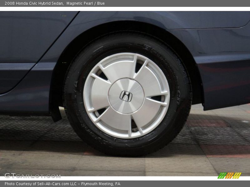 Magnetic Pearl / Blue 2008 Honda Civic Hybrid Sedan