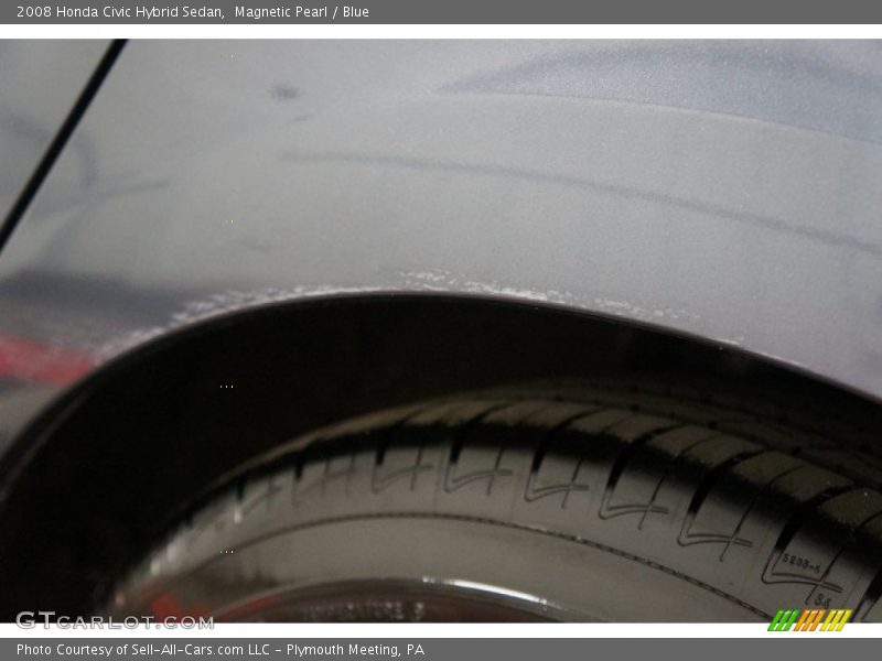 Magnetic Pearl / Blue 2008 Honda Civic Hybrid Sedan