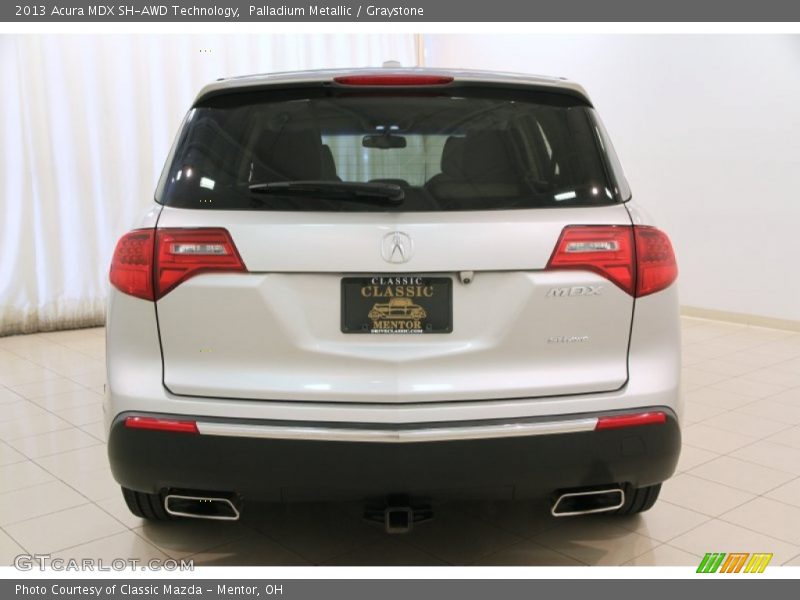 Palladium Metallic / Graystone 2013 Acura MDX SH-AWD Technology