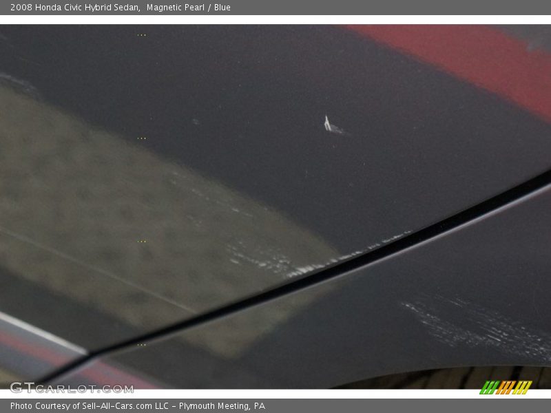Magnetic Pearl / Blue 2008 Honda Civic Hybrid Sedan