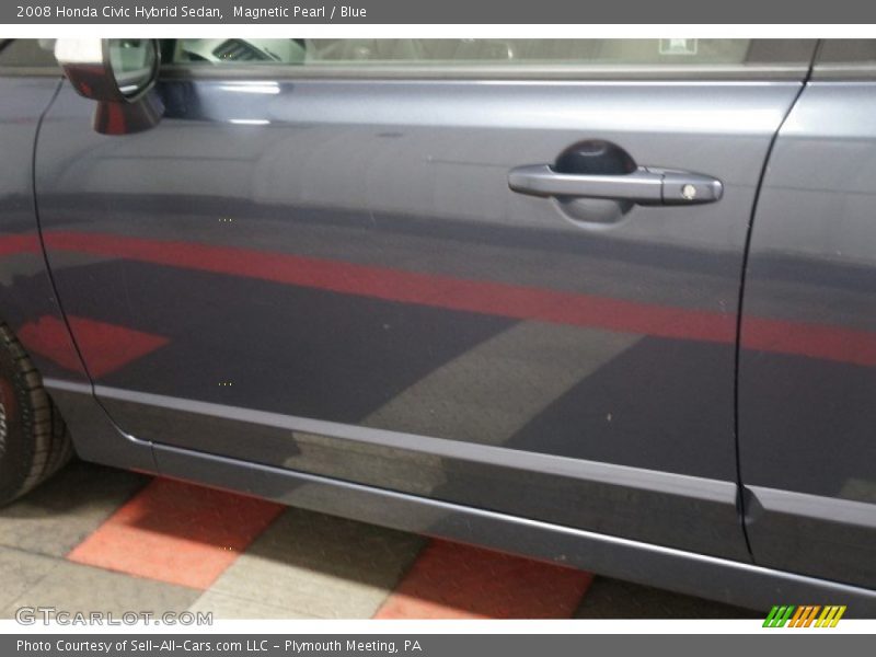 Magnetic Pearl / Blue 2008 Honda Civic Hybrid Sedan