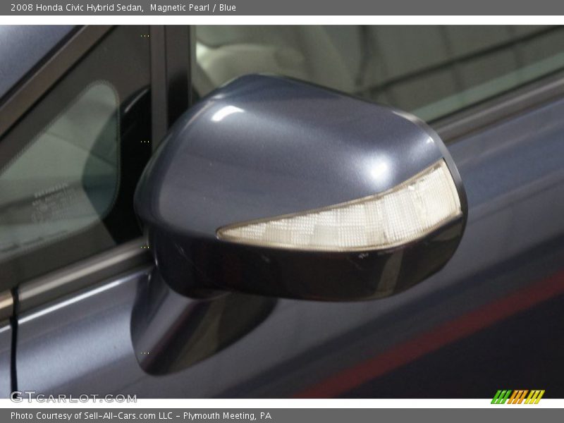 Magnetic Pearl / Blue 2008 Honda Civic Hybrid Sedan