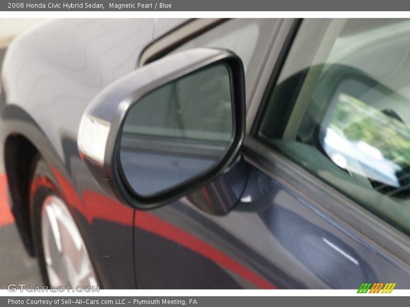 Magnetic Pearl / Blue 2008 Honda Civic Hybrid Sedan