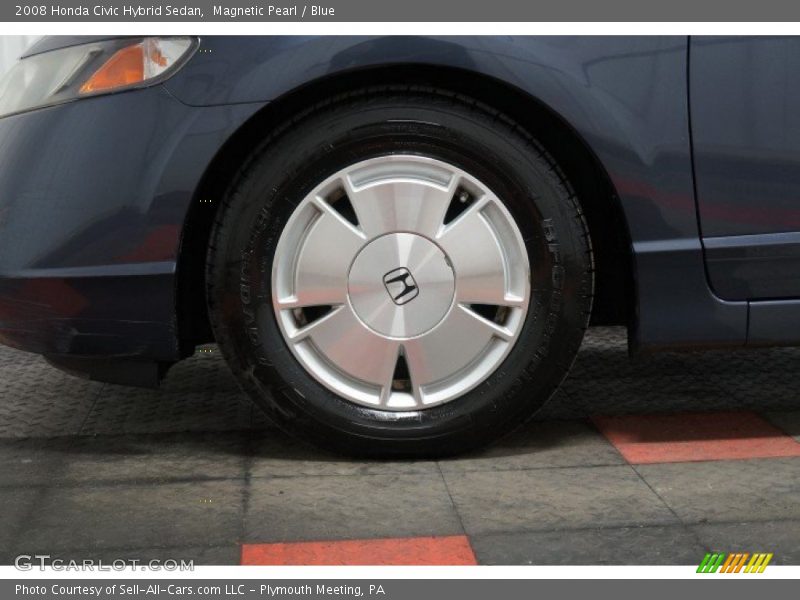 Magnetic Pearl / Blue 2008 Honda Civic Hybrid Sedan