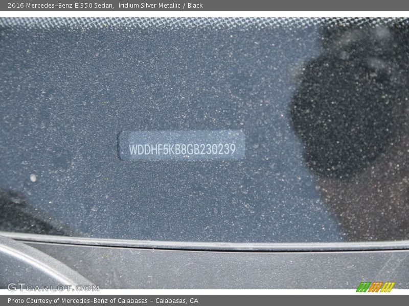 Iridium Silver Metallic / Black 2016 Mercedes-Benz E 350 Sedan