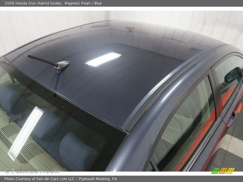 Magnetic Pearl / Blue 2008 Honda Civic Hybrid Sedan