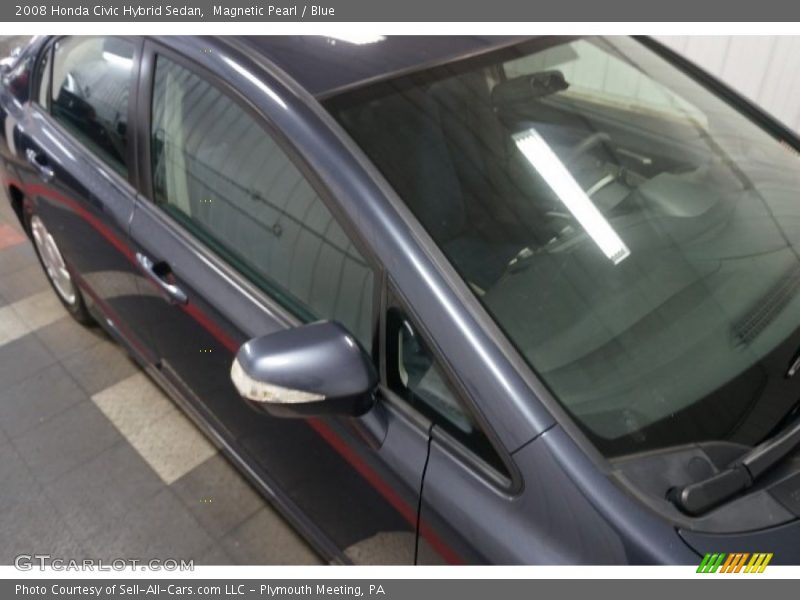Magnetic Pearl / Blue 2008 Honda Civic Hybrid Sedan