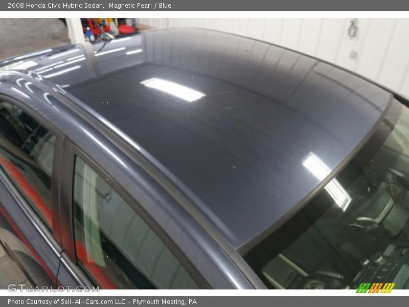 Magnetic Pearl / Blue 2008 Honda Civic Hybrid Sedan