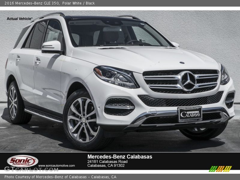Polar White / Black 2016 Mercedes-Benz GLE 350