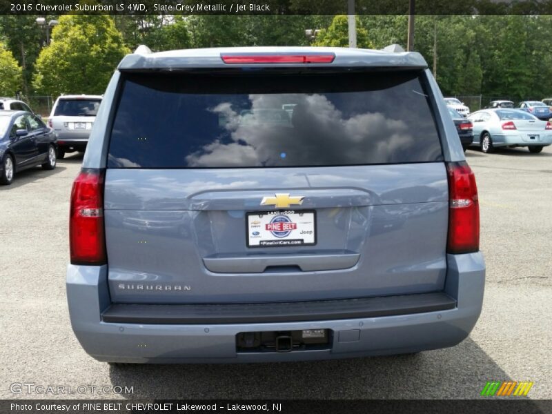 Slate Grey Metallic / Jet Black 2016 Chevrolet Suburban LS 4WD