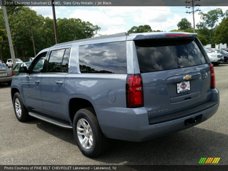 Slate Grey Metallic / Jet Black 2016 Chevrolet Suburban LS 4WD