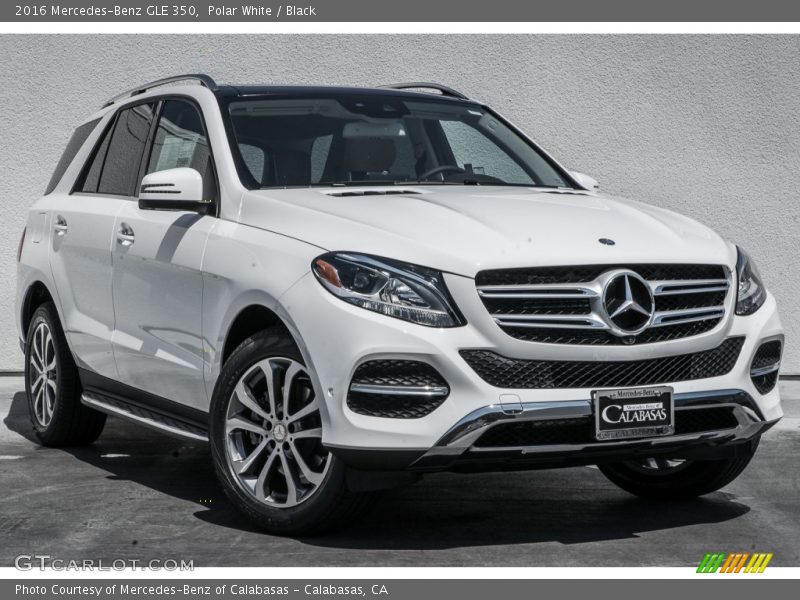 Polar White / Black 2016 Mercedes-Benz GLE 350