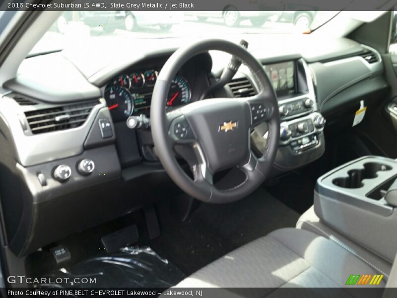 Slate Grey Metallic / Jet Black 2016 Chevrolet Suburban LS 4WD