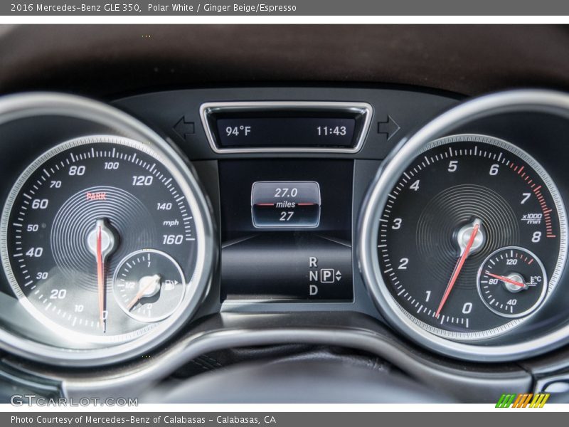  2016 GLE 350 350 Gauges