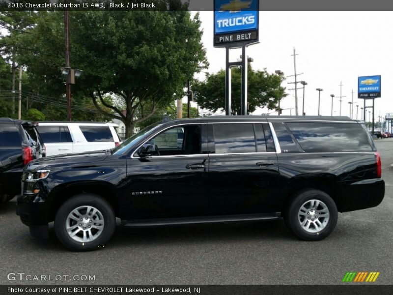 Black / Jet Black 2016 Chevrolet Suburban LS 4WD