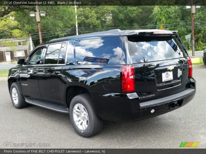 Black / Jet Black 2016 Chevrolet Suburban LS 4WD