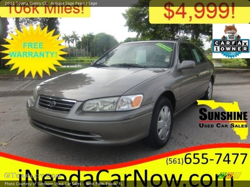Antique Sage Pearl / Sage 2001 Toyota Camry CE