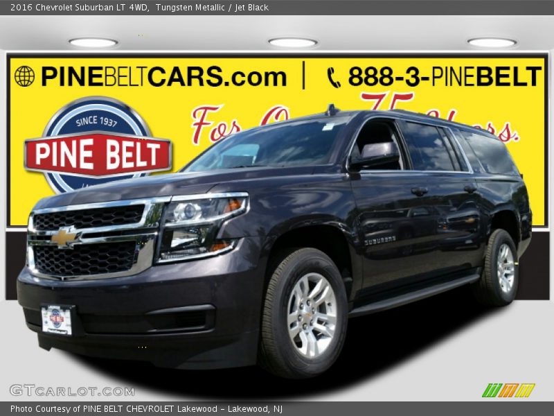 Tungsten Metallic / Jet Black 2016 Chevrolet Suburban LT 4WD